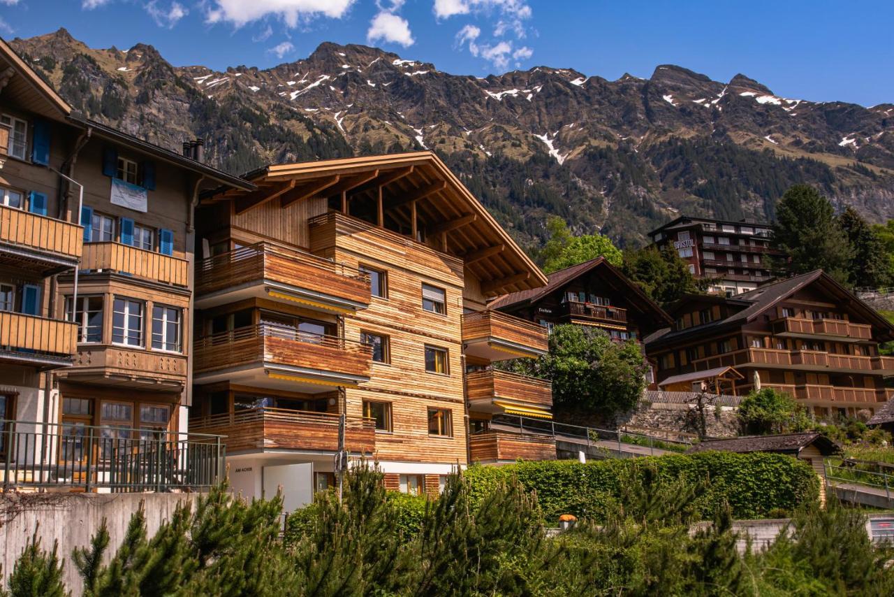 Chalet Am Acher 3 Apartment Wengen Luaran gambar